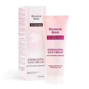 Cremă exfoliantă pentru față cu efect de netezire DIAMOND ROSE, 75 ml