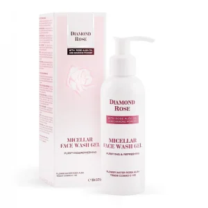 Gel micelar pentru curățarea feței DIAMOND ROSE, 150 ml