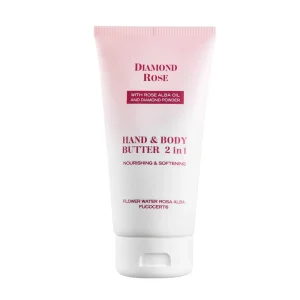 Ulei nutritiv 2 în 1 pentru mâini și corp DIAMOND ROSE, 150 ml