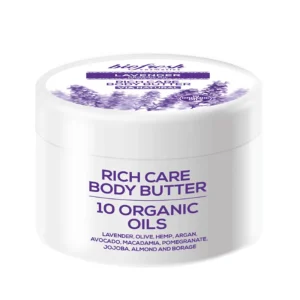 Cremă bogată pentru corp cu 10 uleiuri organice LAVENDER ORGANIC OIL, 300 ml