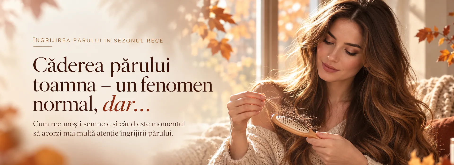 Căderea părului toamna – un fenomen normal, dar…